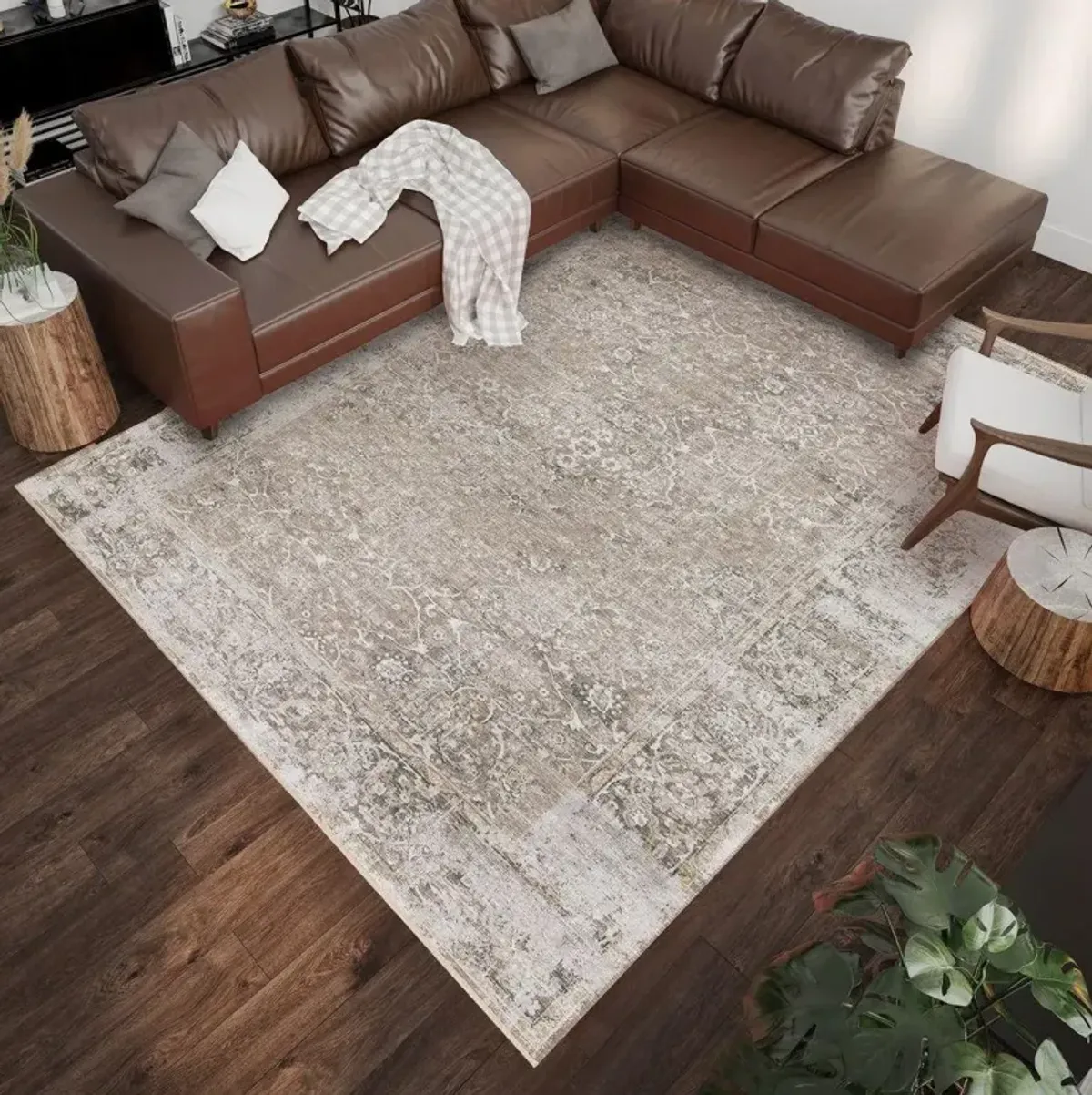 Dalyn Marbella Taupe 5'X8' Area Rug