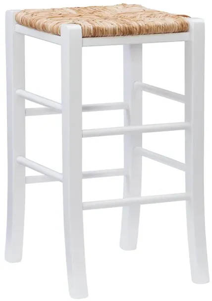 GIANNA BACKLESS COUNTER STOOL - WHITE