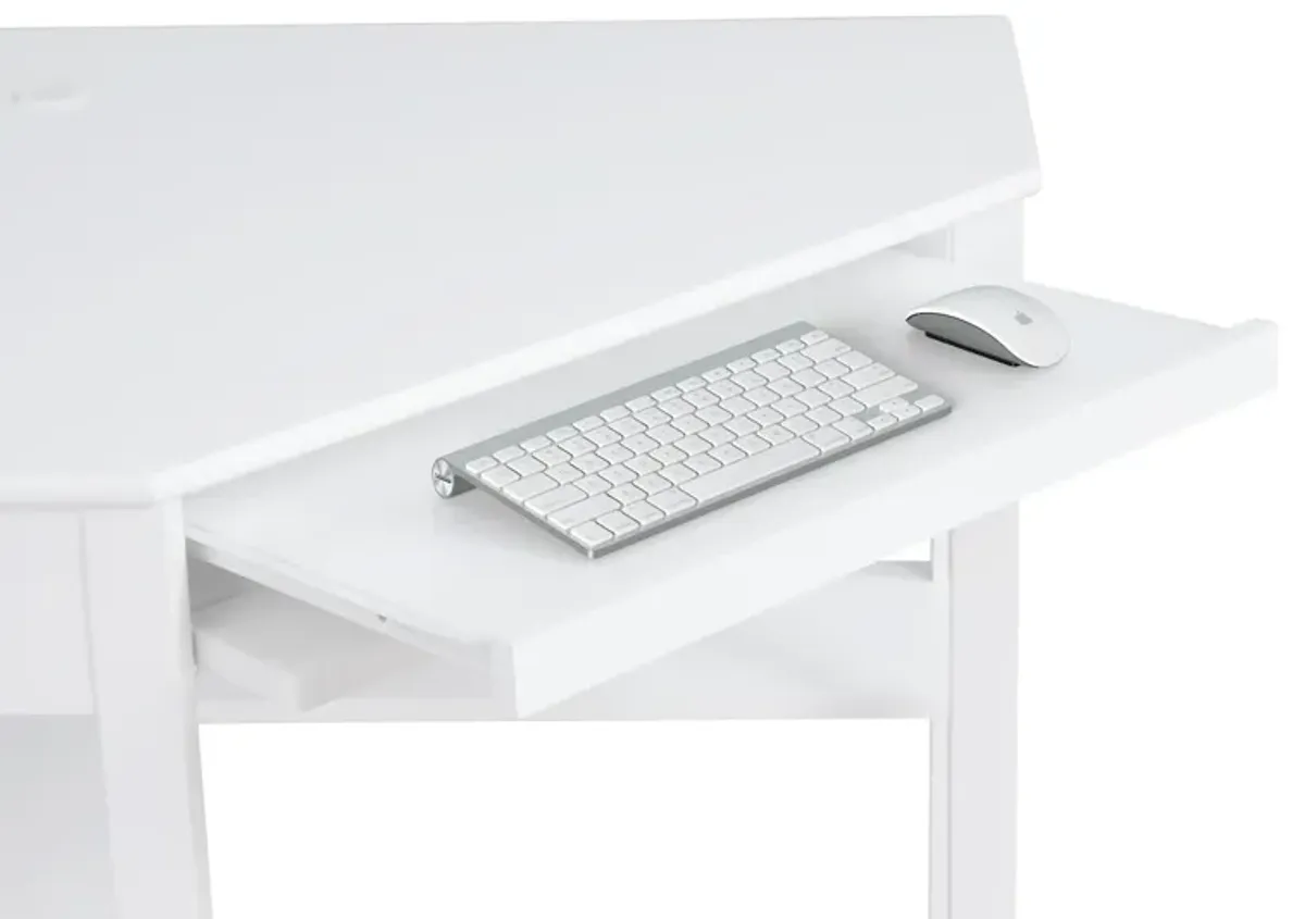 PEGGY CORNER DESK WHITE