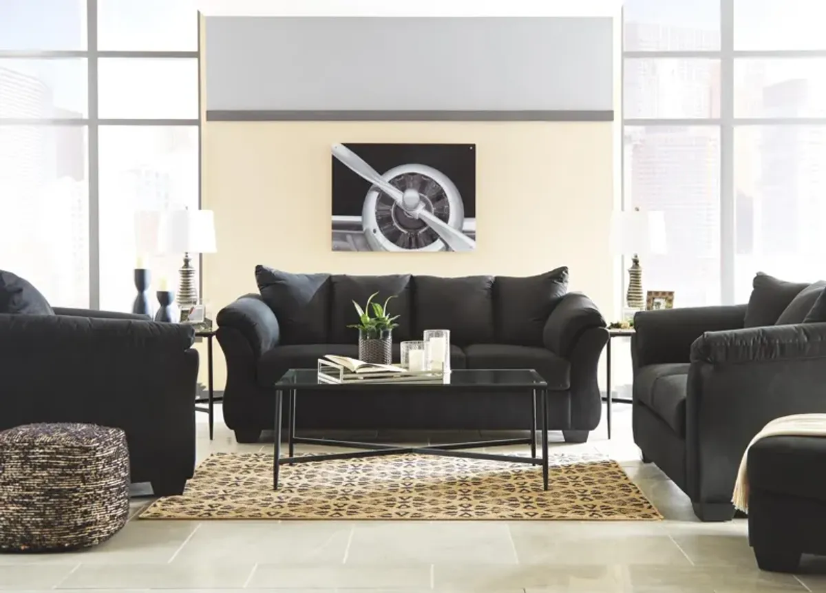 Ashley Darcy Black Sofa