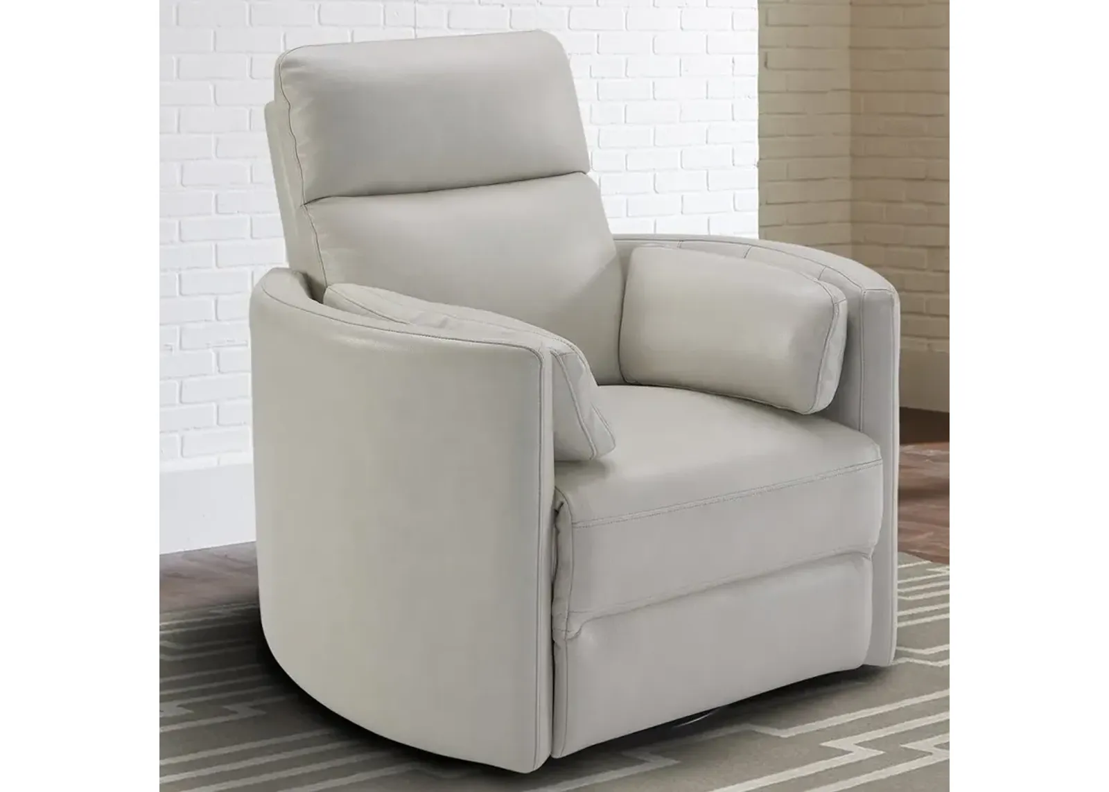 Parker House Freemotion Power Swivel Glider Ivory Recliner Chair