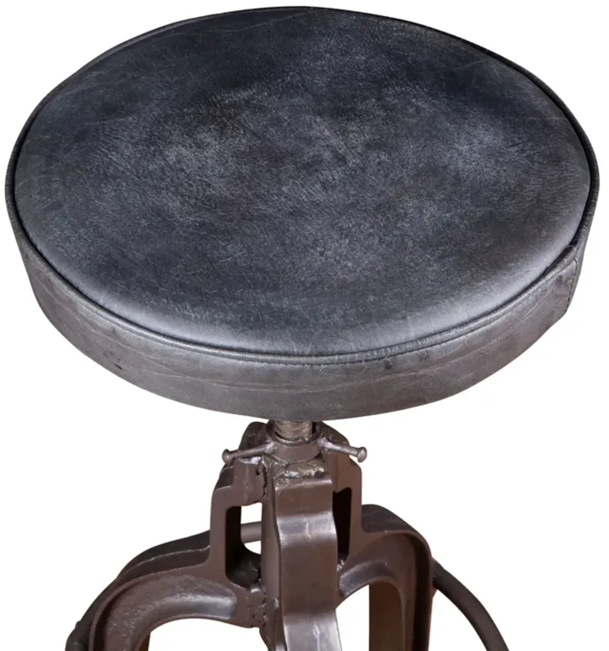 Home Trends Design Wellington Adjusting Barstool in Vintage Black