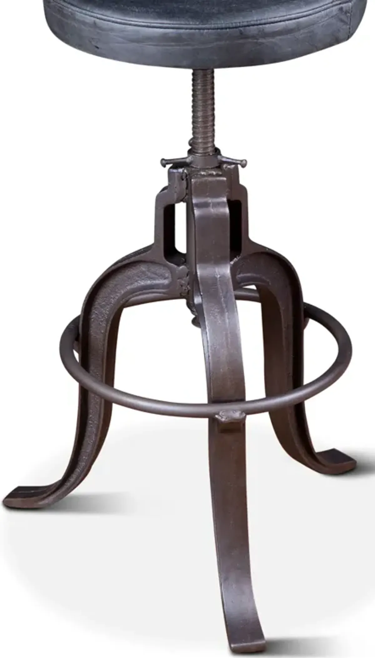 Home Trends Design Wellington Adjusting Barstool in Vintage Black