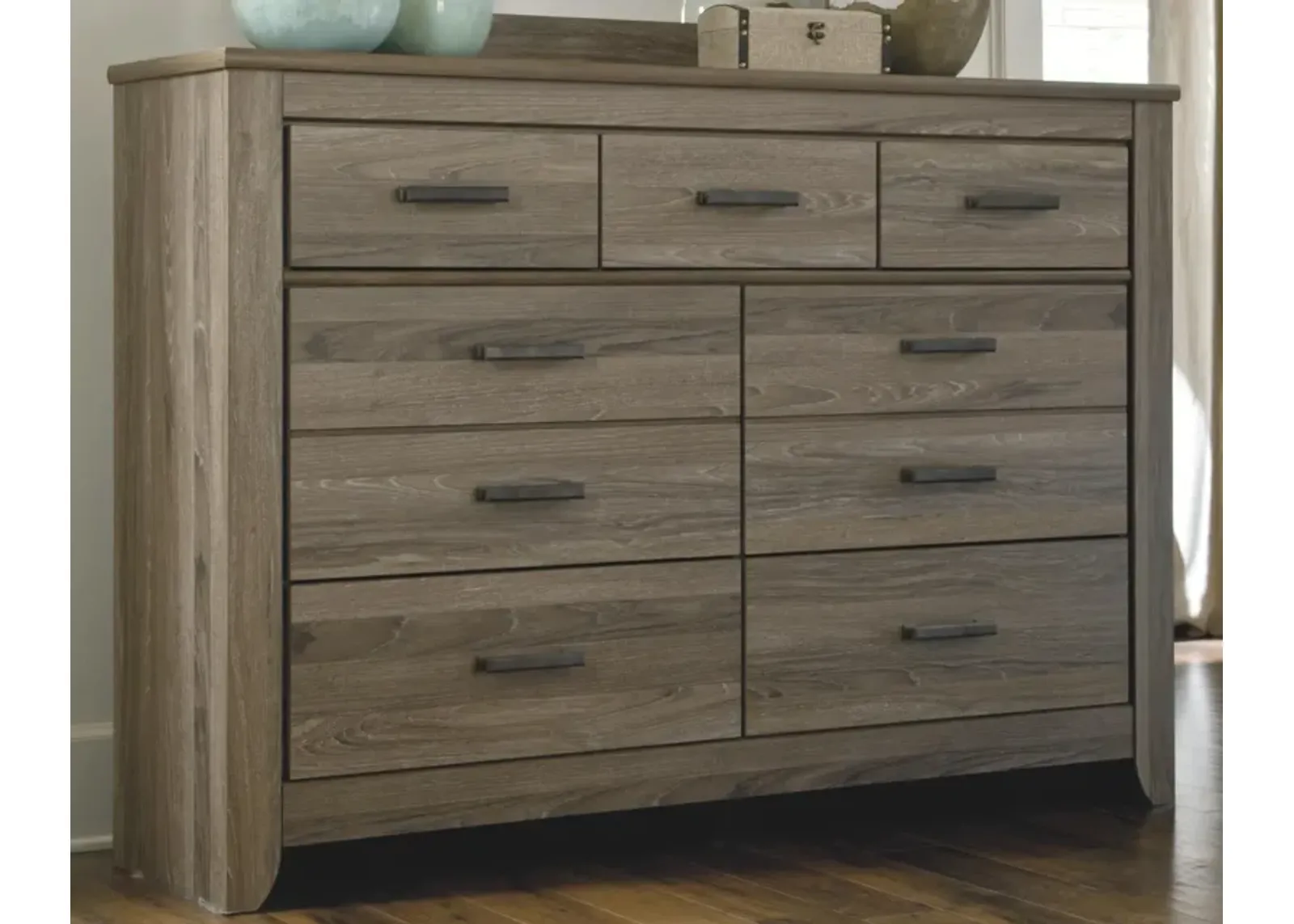 Ashley Zelen Warm Gray Dresser