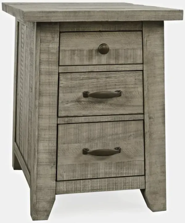 Jofran Telluride Power Chairside Driftwood