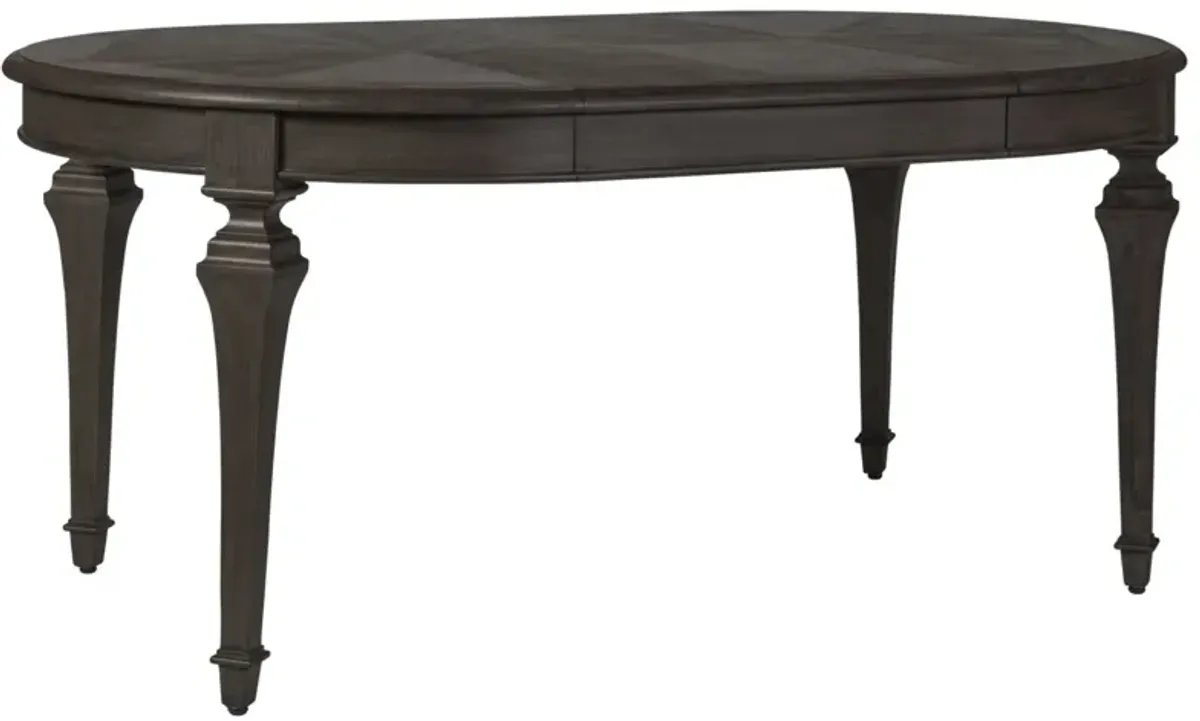 Artistica Home by Lexington Cohesion Program Aperitif Round/Oval Dining Table Dark Brown Wood