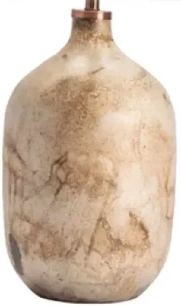 Crestview Chambers Beige/Bronze/Light Brown Table Lamp