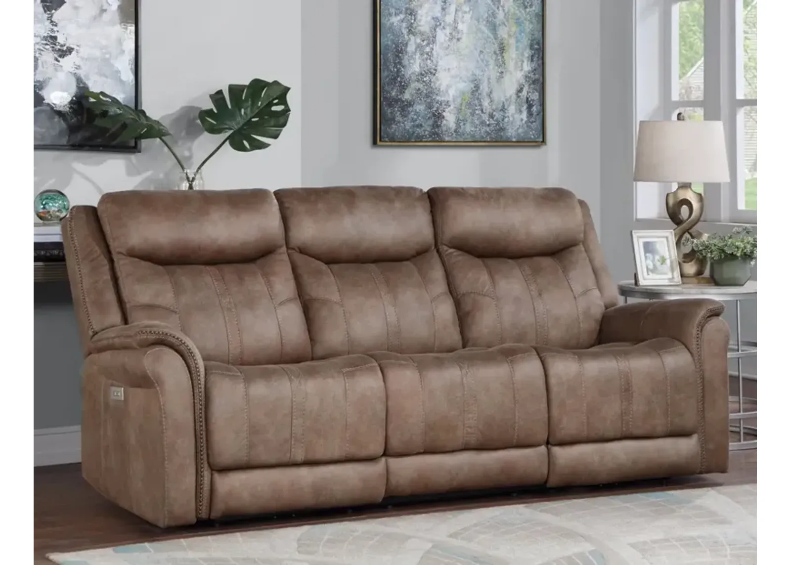 Steve Silver Morrison Dual-Power Reclining Sofa