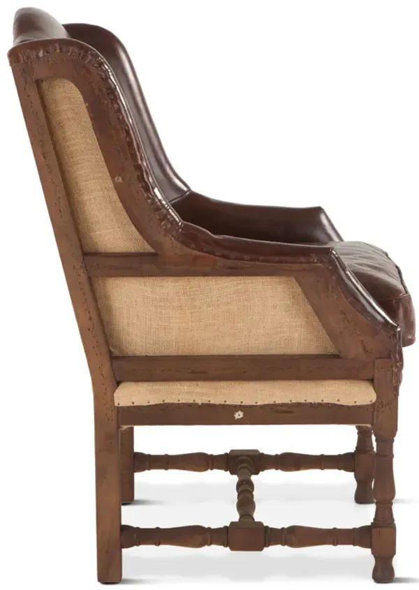 Home Trends Design Grosvenor Deconstructed Leather Armchair