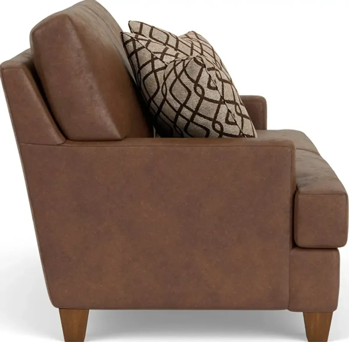 Flexsteel South Haven Brown Silt Loveseat