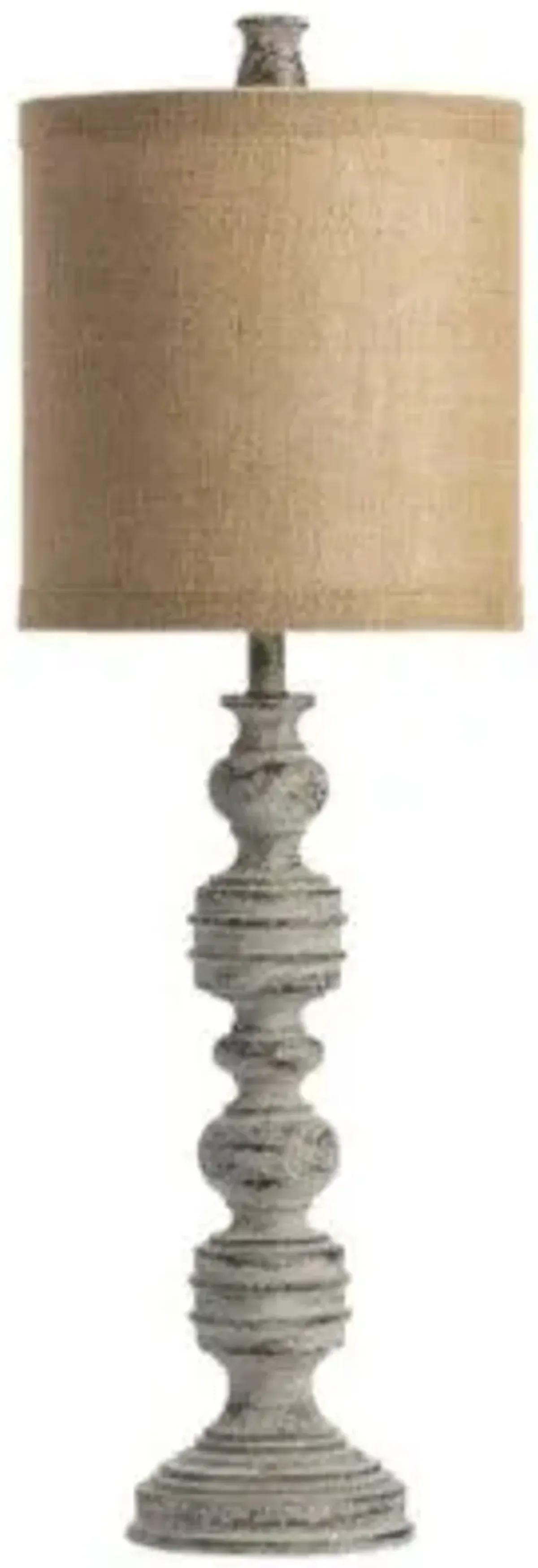 Crestview Brunello Stone Washed Bronze Buffet Lamp