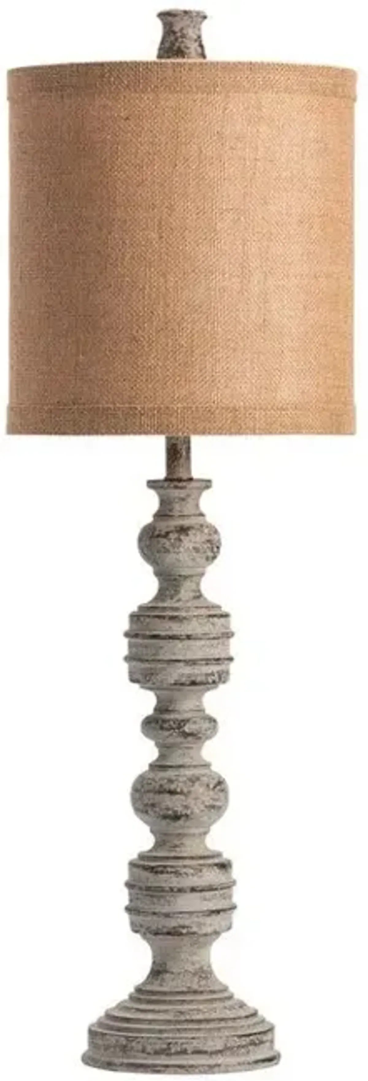 Crestview Brunello Stone Washed Bronze Buffet Lamp