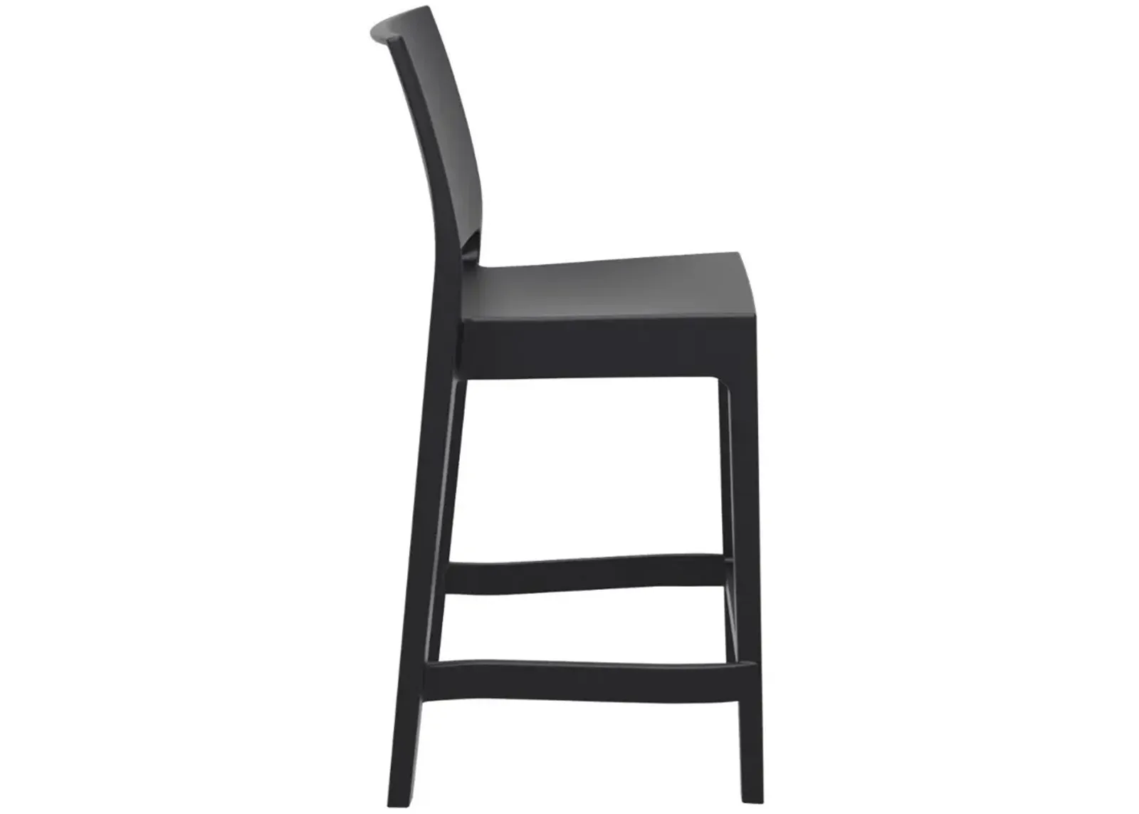 MAYA RESIN COUNTER STOOL BLACK