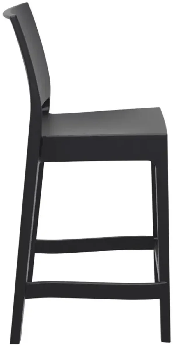 Compamia Maya Resin Counter Stool Black