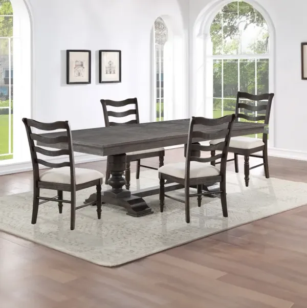 Steve Silver Hutchins 5-Piece Table & 4 Side Chairs Set