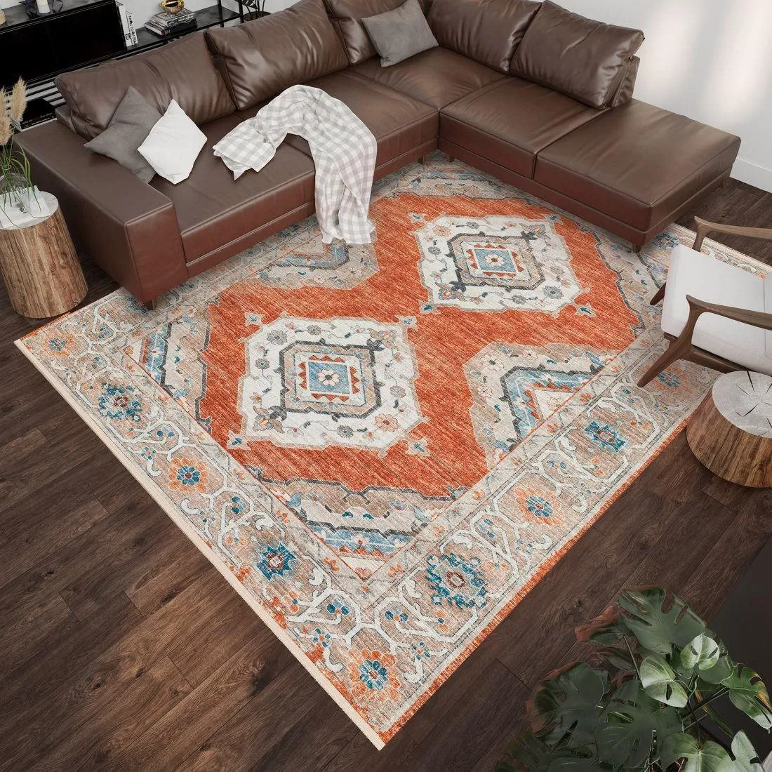 MARBELLA SPICE 5'X8' AREA RUG