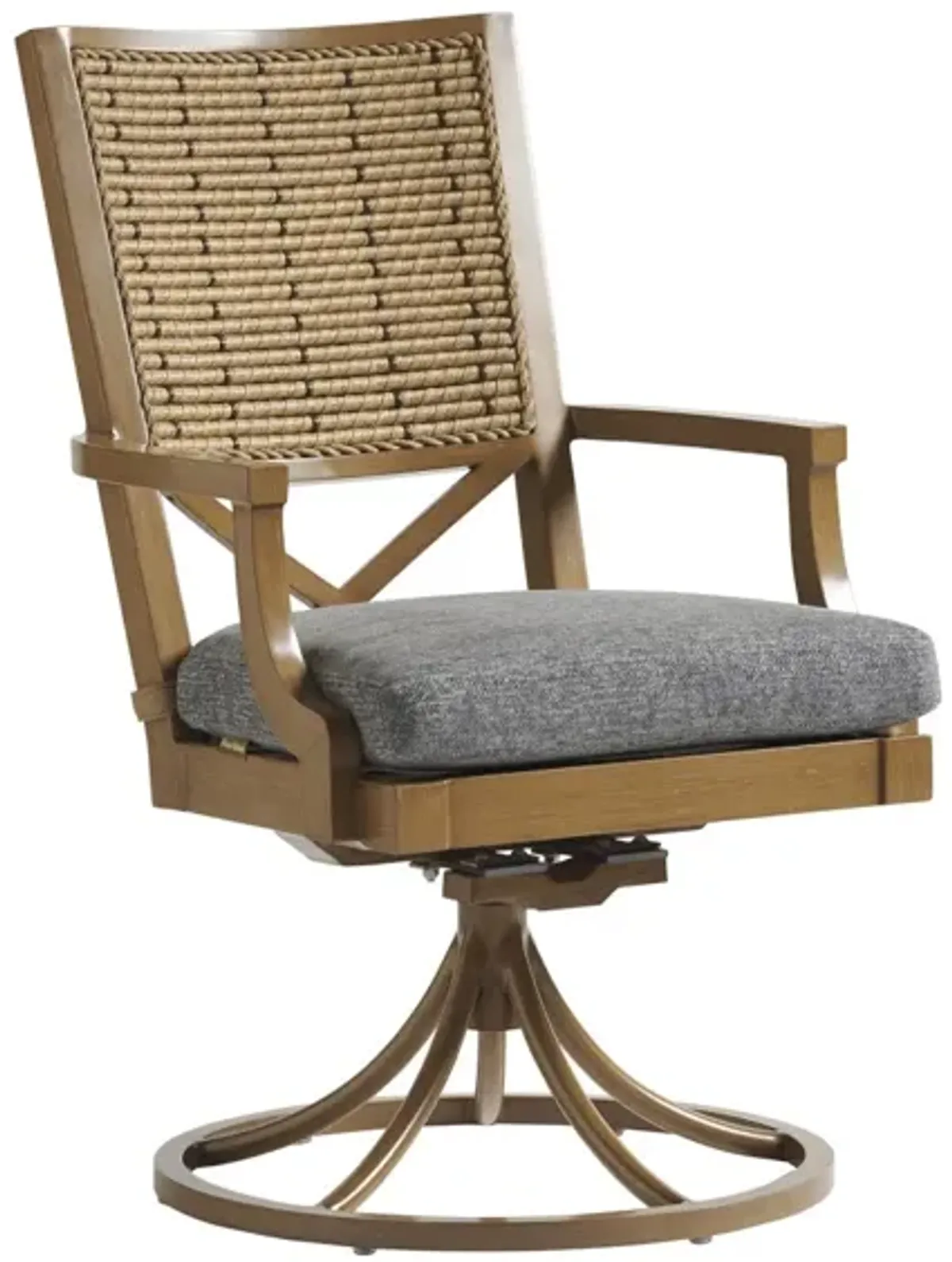 Tommy Bahama Outdoor by Lexington Los Altos Valley View Swivel Rocker Dining Chair