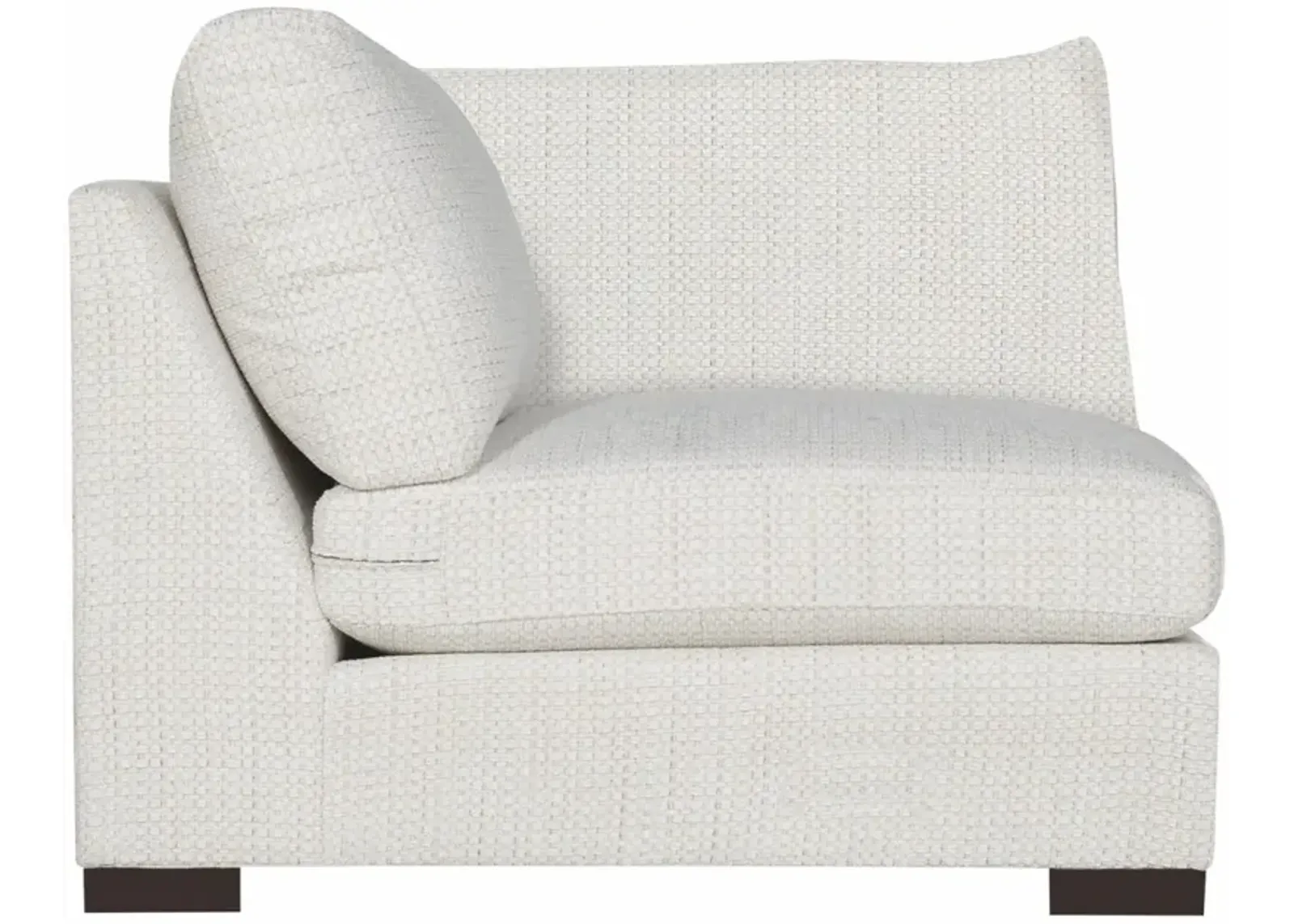 Bernhardt Nicolette Fabric Corner Chair Without Pillows