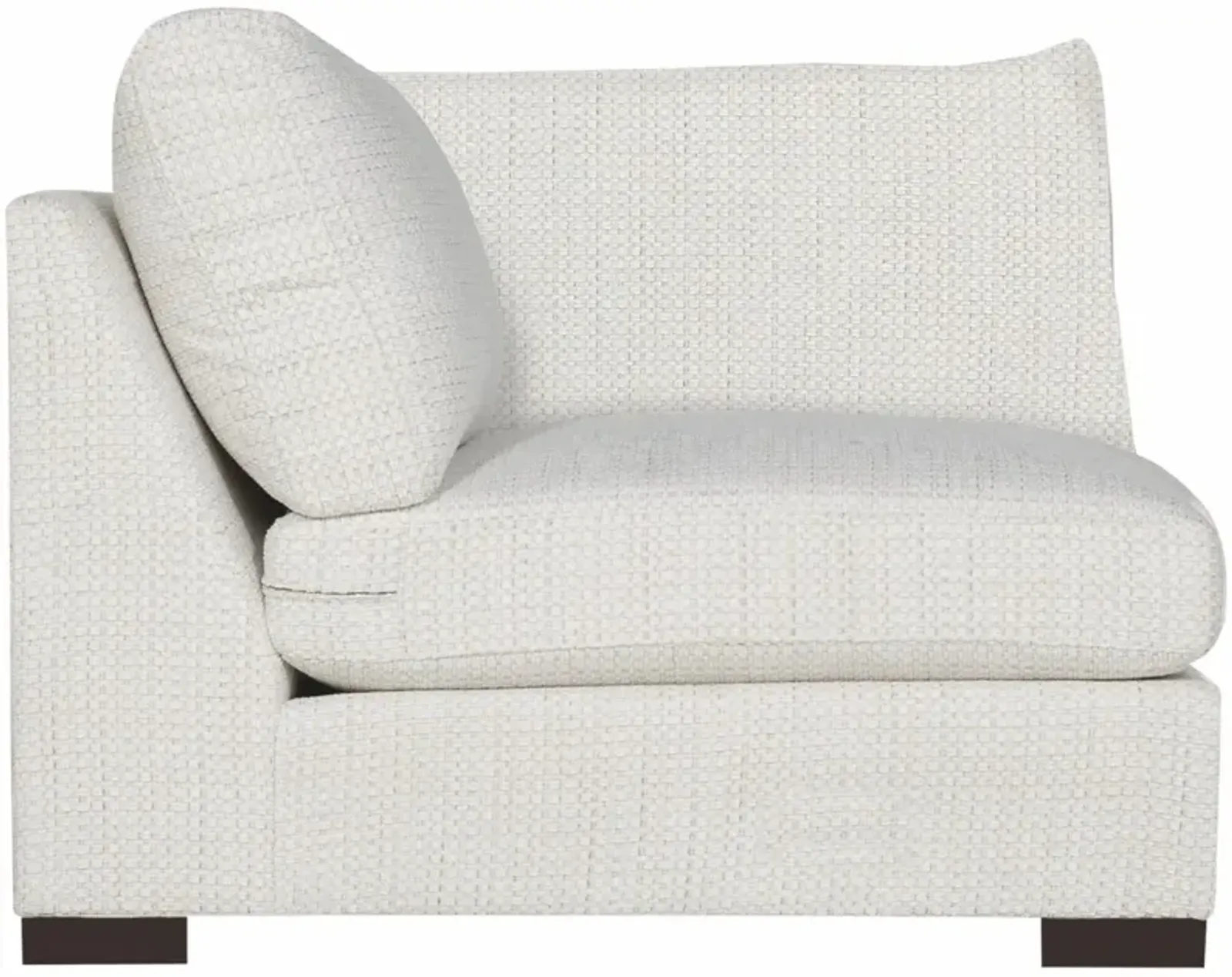 Bernhardt Nicolette Fabric Corner Chair Without Pillows