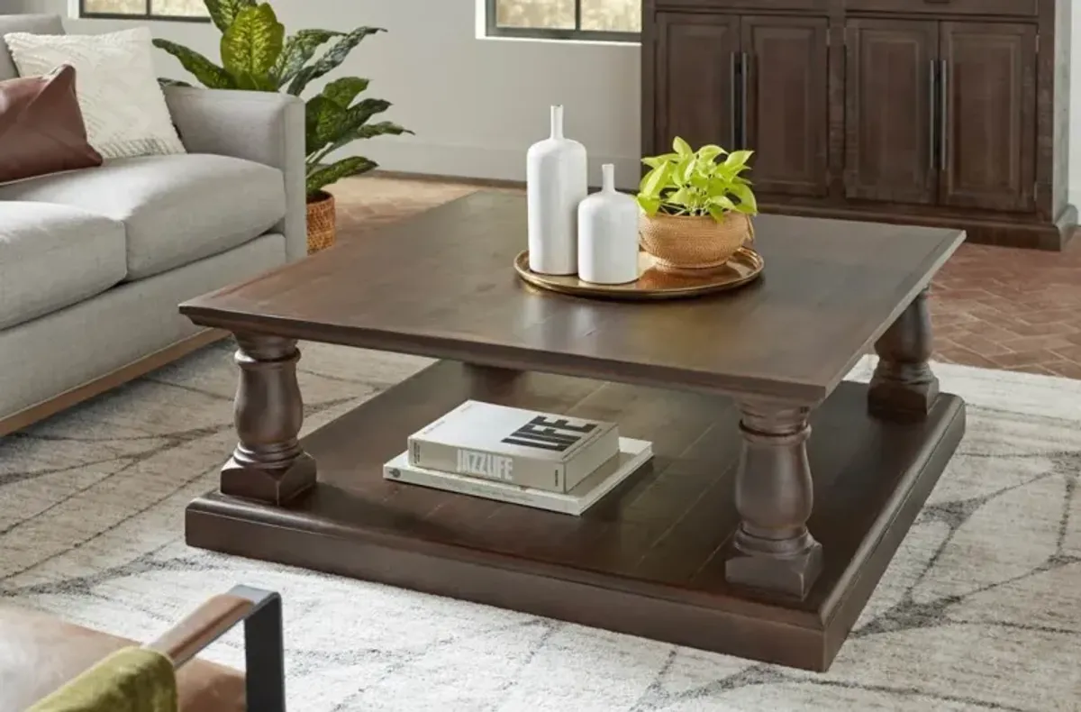 Aspenhome Hermosa Brown/Dark Coffee Table