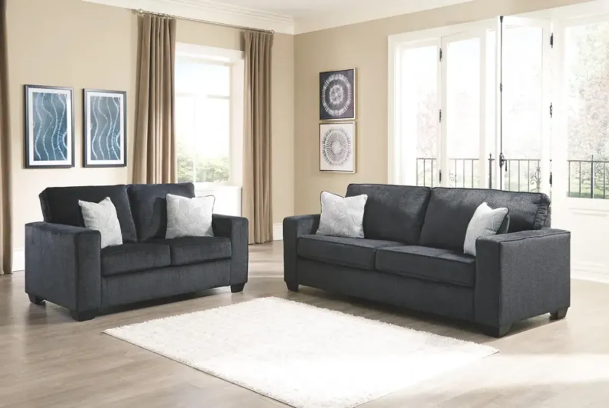 Left-Arm Facing Slate Queen Sofa Sleeper