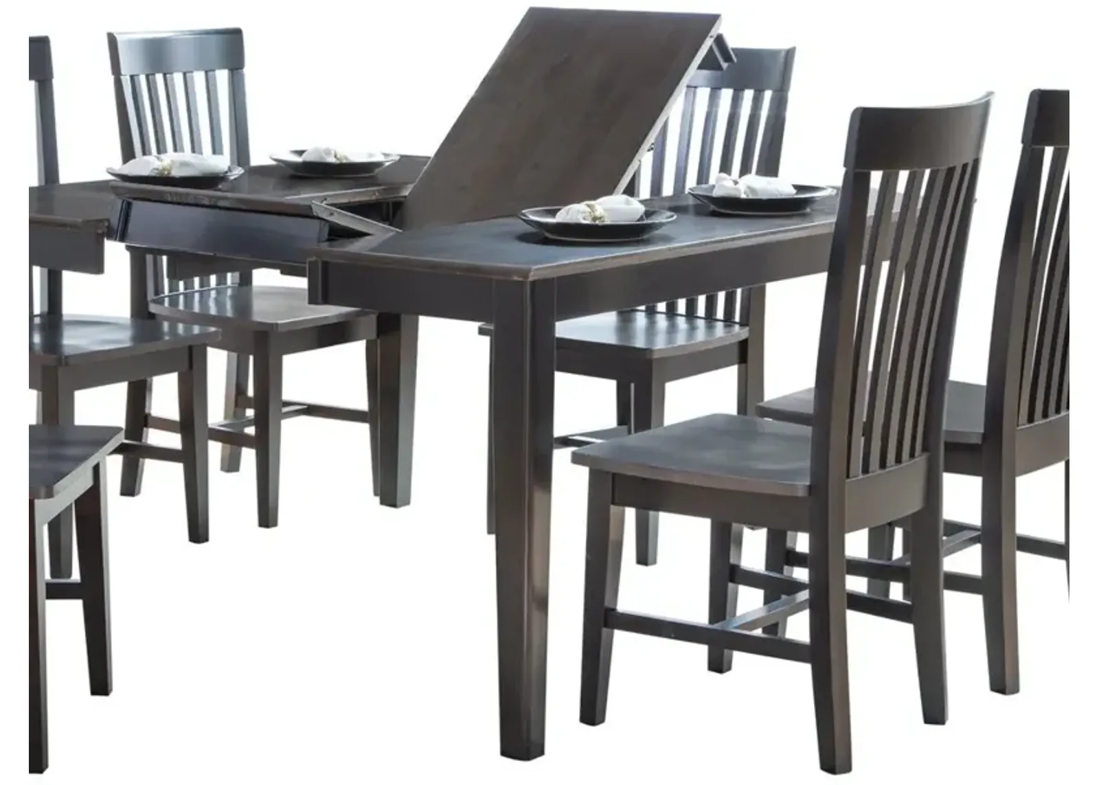 John Thomas Cosmopolitan Extension Dining Table Top & 30 Inch Shaker Legs