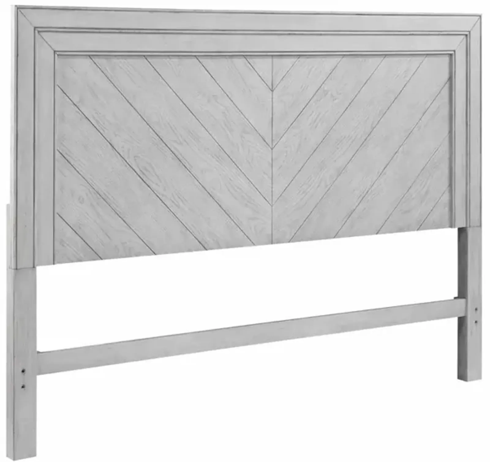 Steve Silver Montana Gray Chevron Pattern Queen Headboard