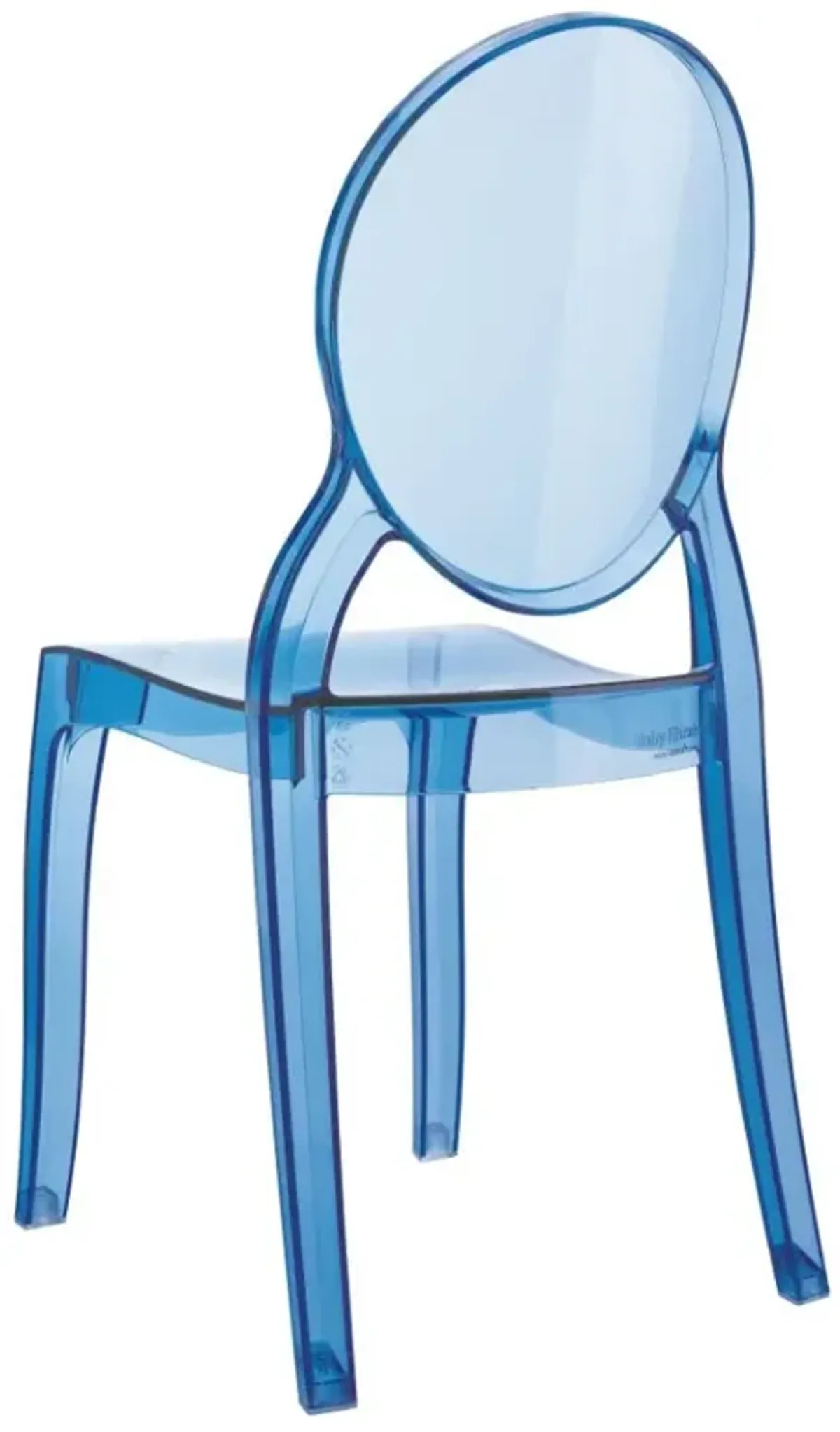 Compamia Kids/Teens Baby Elizabeth Transparent Blue Chair