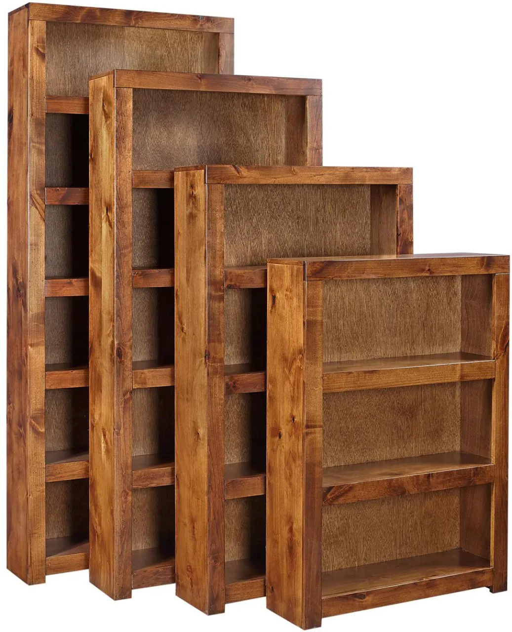 LIFESTYLE TOBACCO 48 INCH BOOKCASES