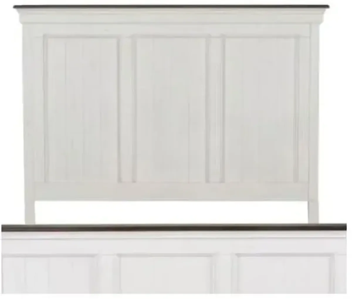 Liberty Furniture Allyson Park Wire Brushed White King Panel White Headboard