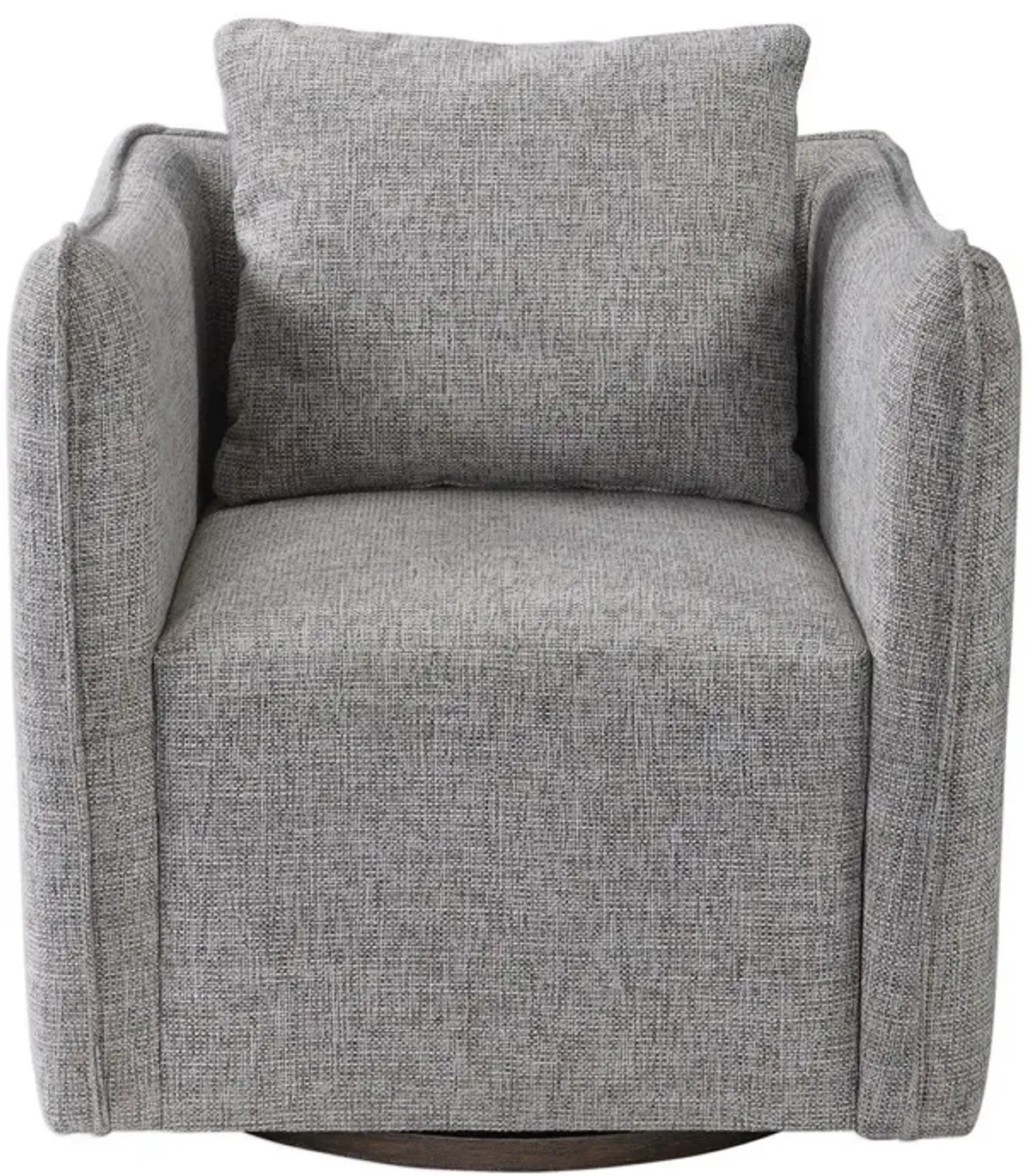 Uttermost Corben Gray Swivel Chair