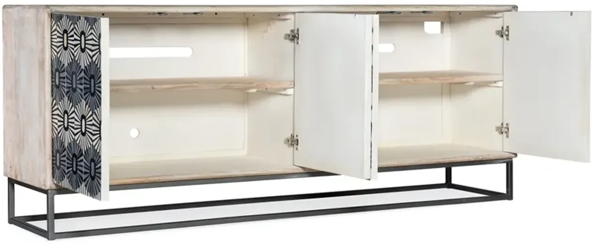 Hooker Furniture Melange Whitmore 4-Door Sideboard Credenza