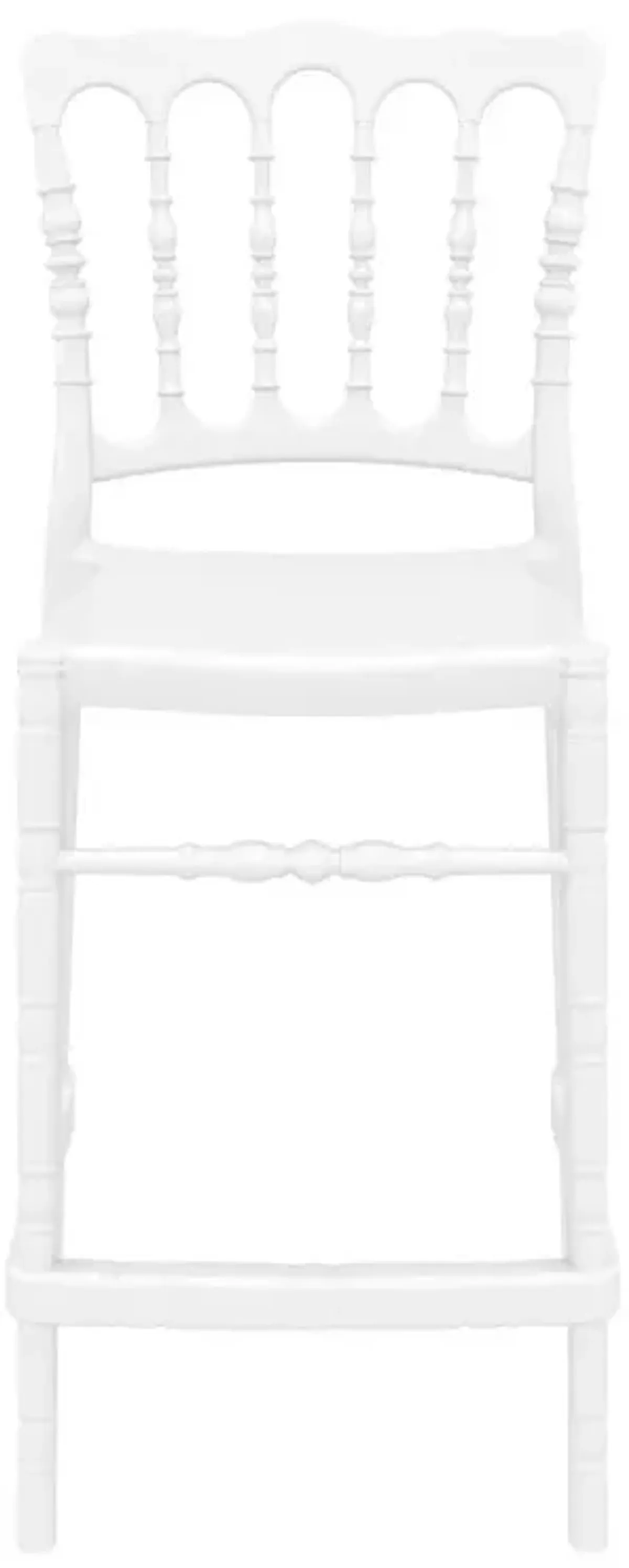 Compamia Opera Polycarbonate Counter Stool Glossy White