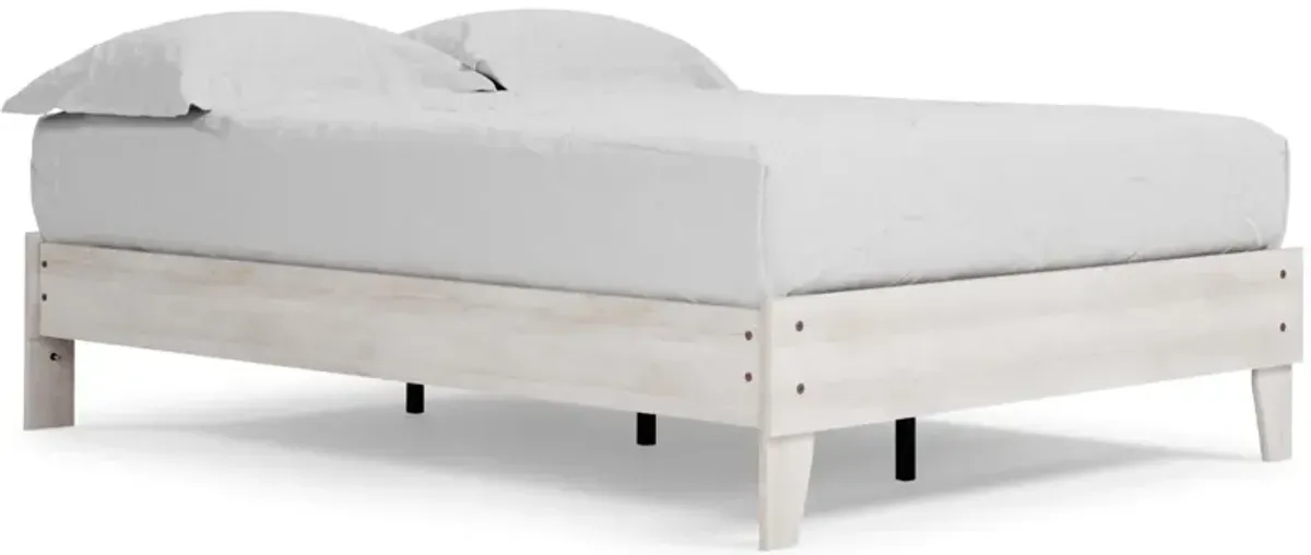 Ashley Shawburn Whitewash Full Platform Bed