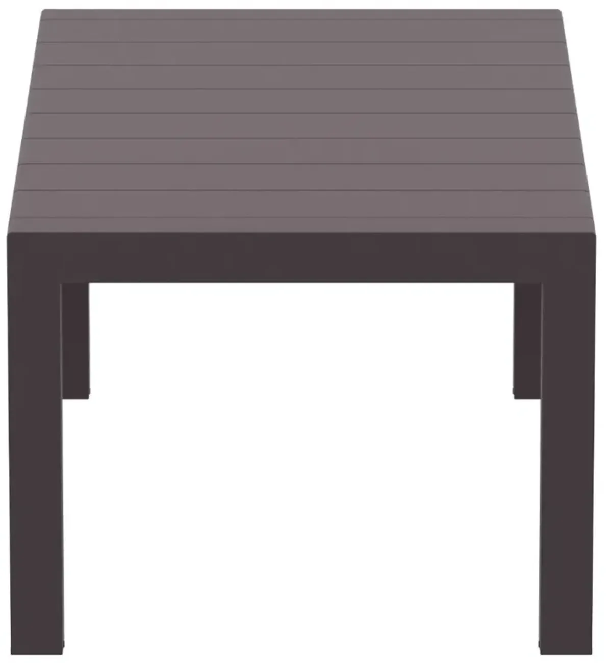 Compamia Contemporary Indoor-Outdoor Wicker Brown Patio Dining Table