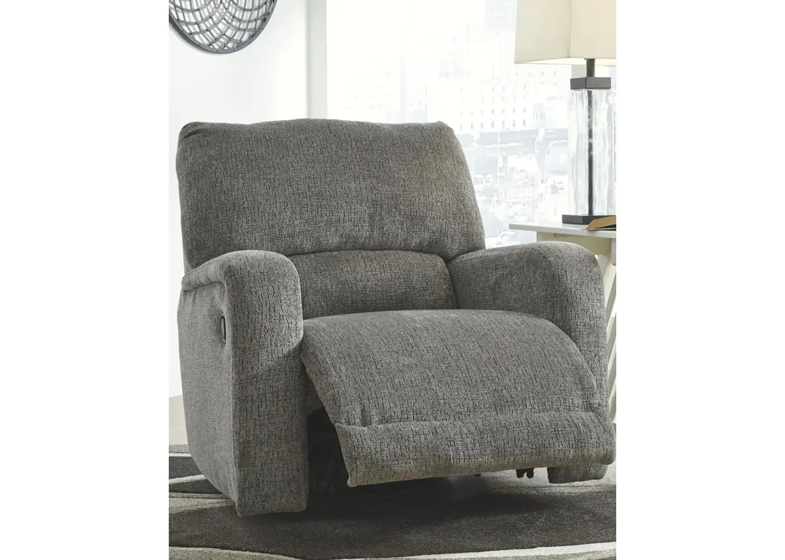 Ashley Wittlich Slate Swivel Glider Recliner