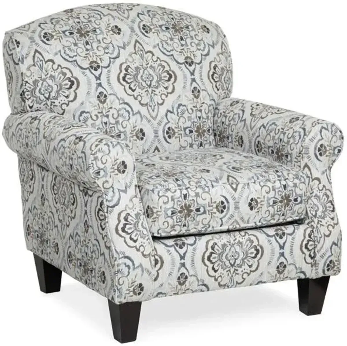 Fusion Bates Charcoal Accent Chair