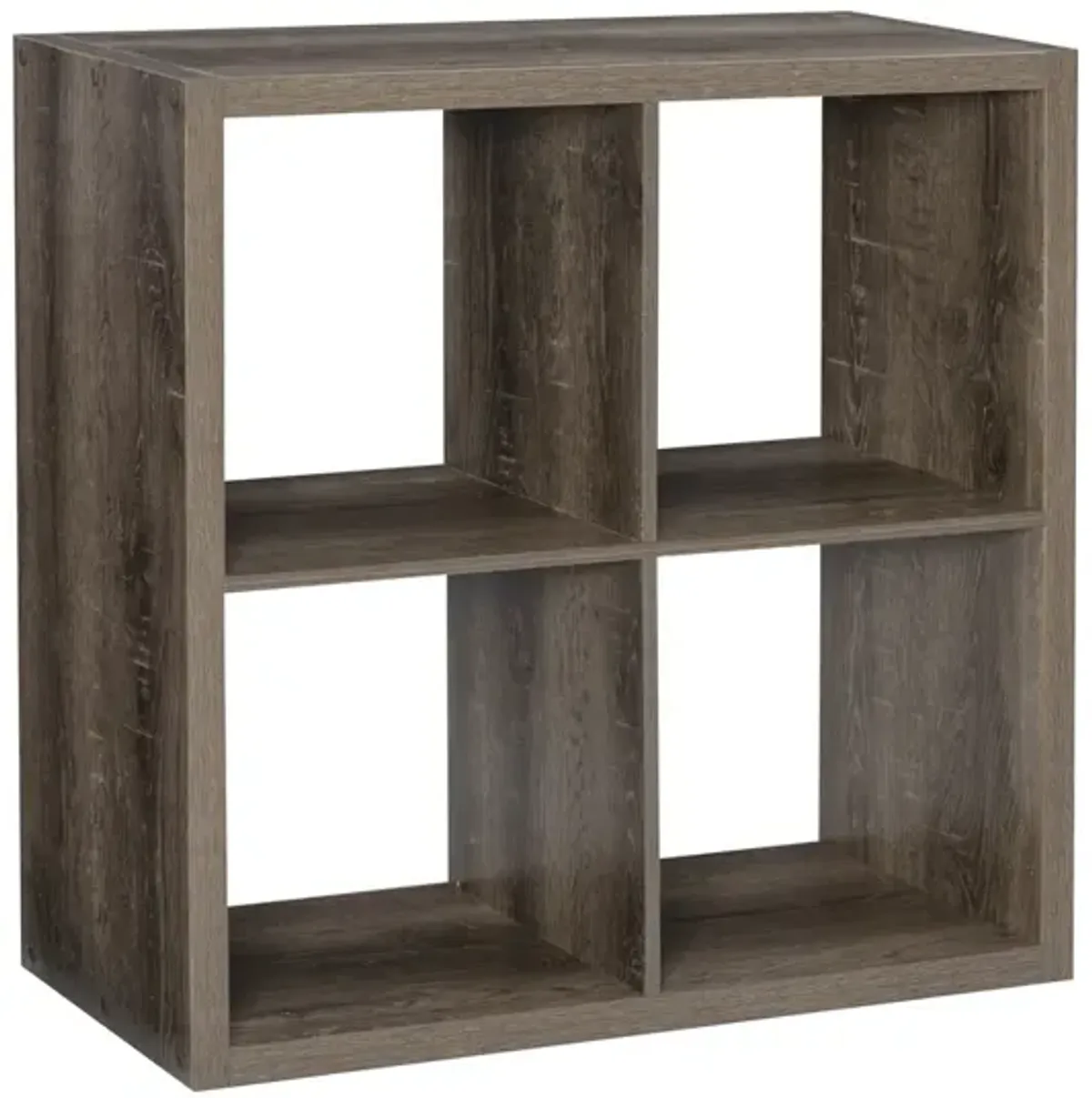 Linon Galli 4 Cubby Storage Cabinet Grey