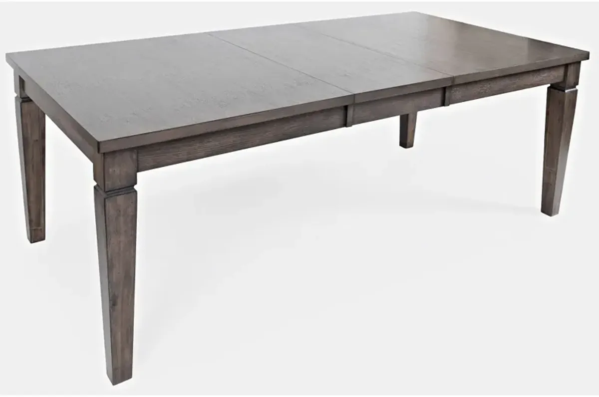 LINCOLN SQUARE EXTENSION DINING TABLE - DARK ESPRESSO