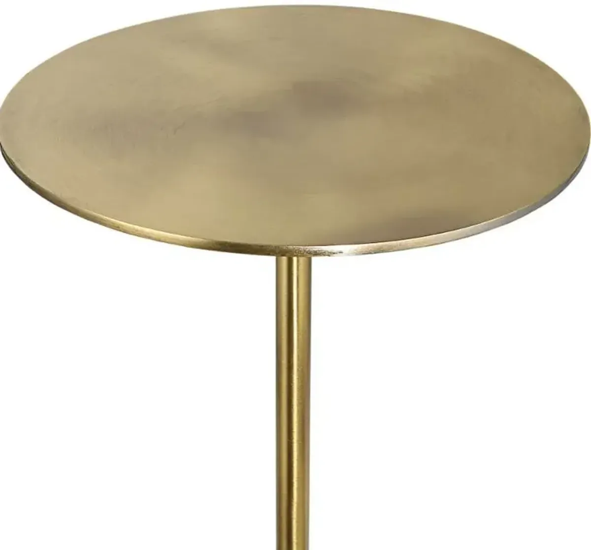 Uttermost Gimlet Black/Brass Drink Table