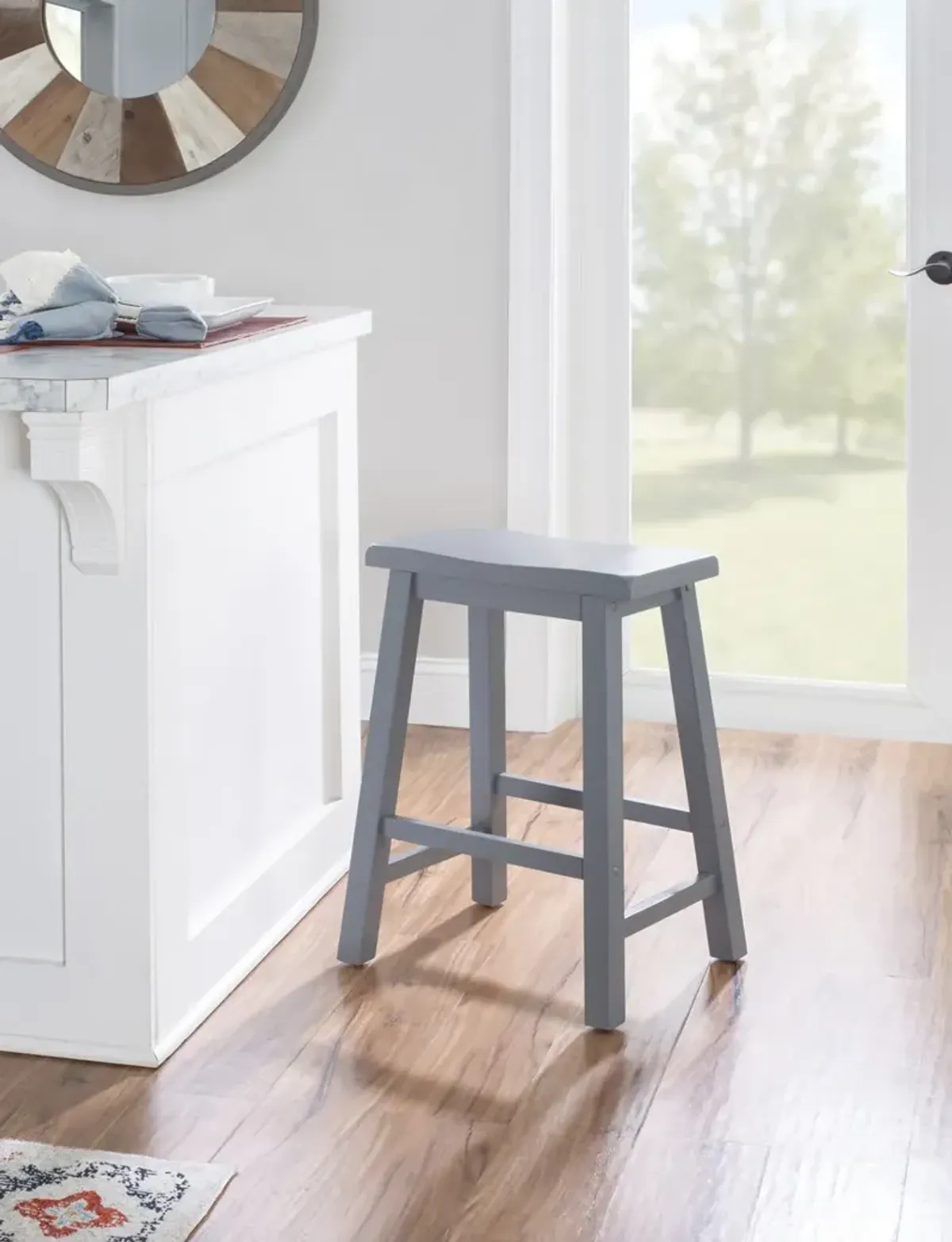 Powell Logan Counter Stool Grey