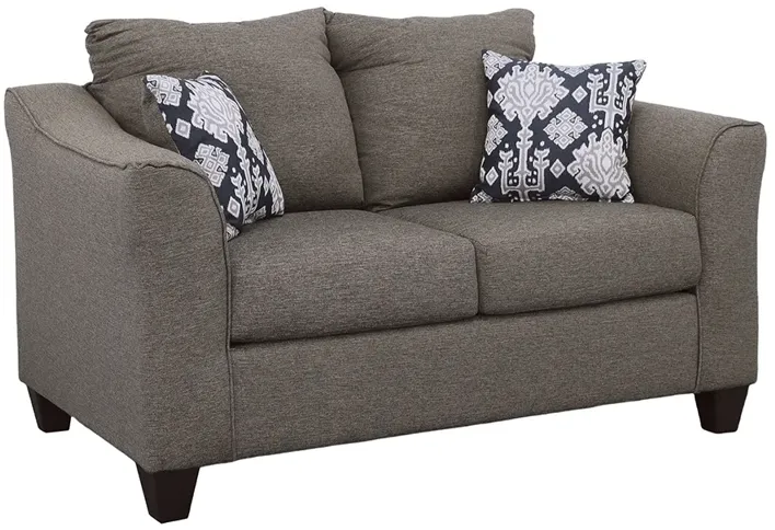 SALIZAR LOVESEAT CHARCOAL GREY