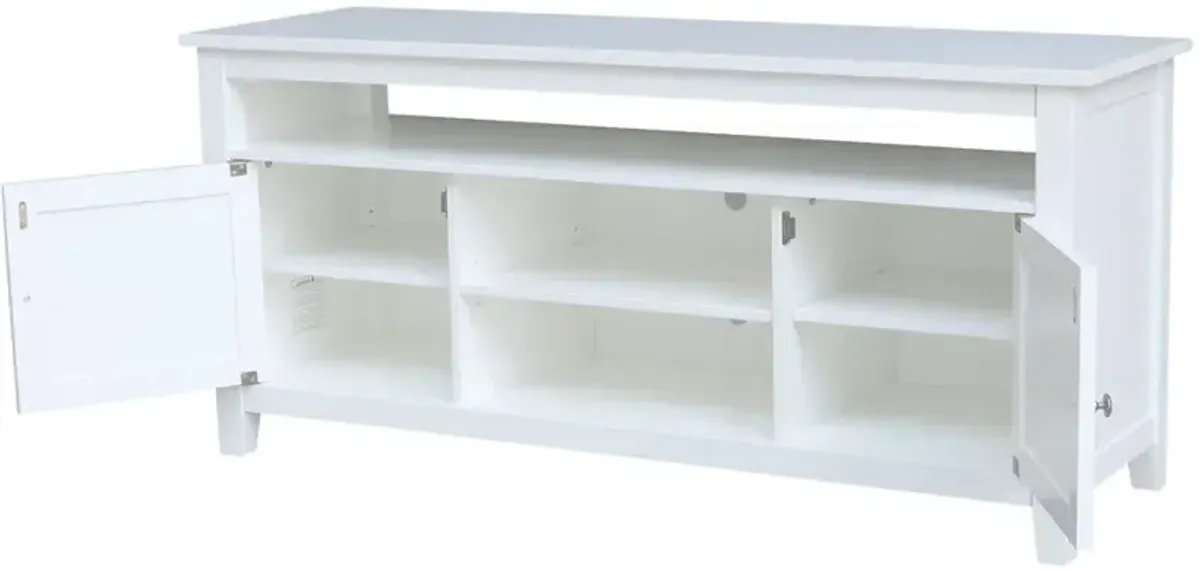 John Thomas Destinations Sturbridge TV Center in Pure White