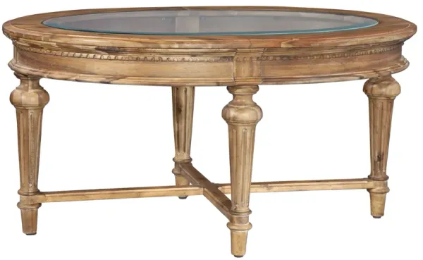 Hekman Oval Coffee Table Natural Wellington Hall