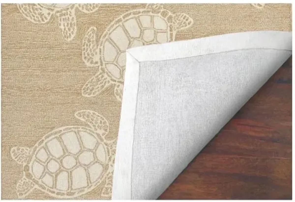 Trans Ocean Frontporch Capri Turtle Neutral Doormat