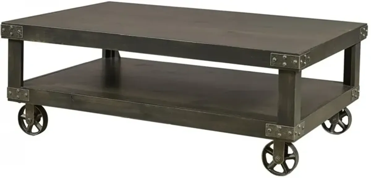 Aspenhome Industrial Ghost Black Coffee Table