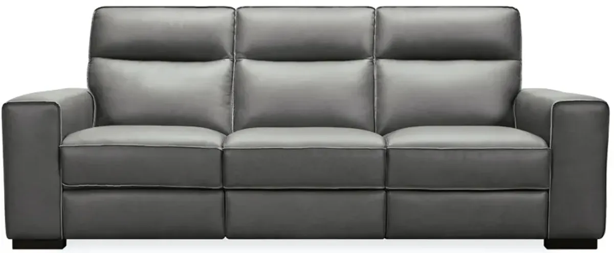 Hooker Furniture Braeburn Leather Sofa with Power Recline Power Headrest