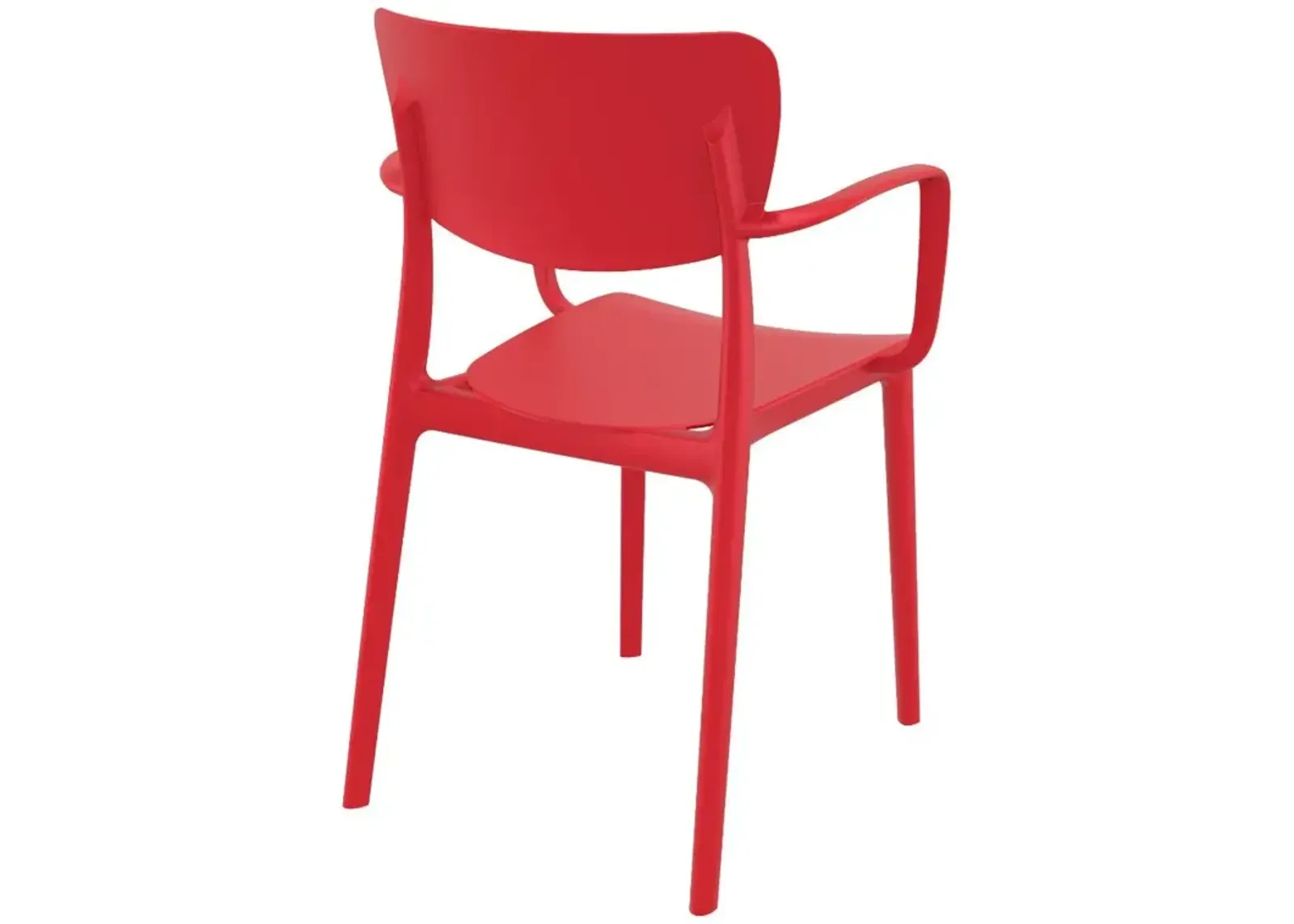 Compamia Lisa Outdoor Dining Arm Chair Red