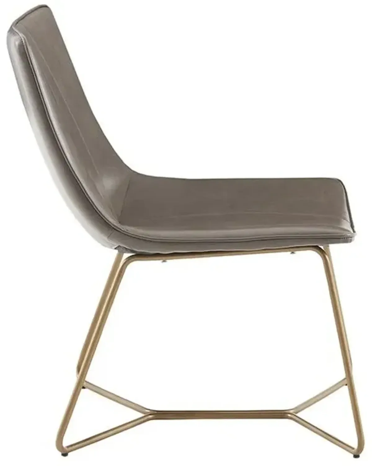 Olliix Madison Park Brown/Gold Fallon Accent Chair