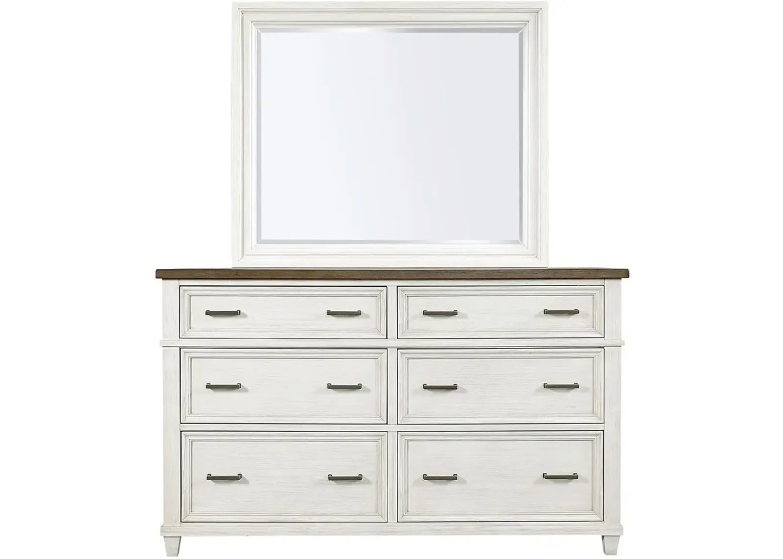 Aspenhome Caraway Aged Ivory 6-Drawer Dresser